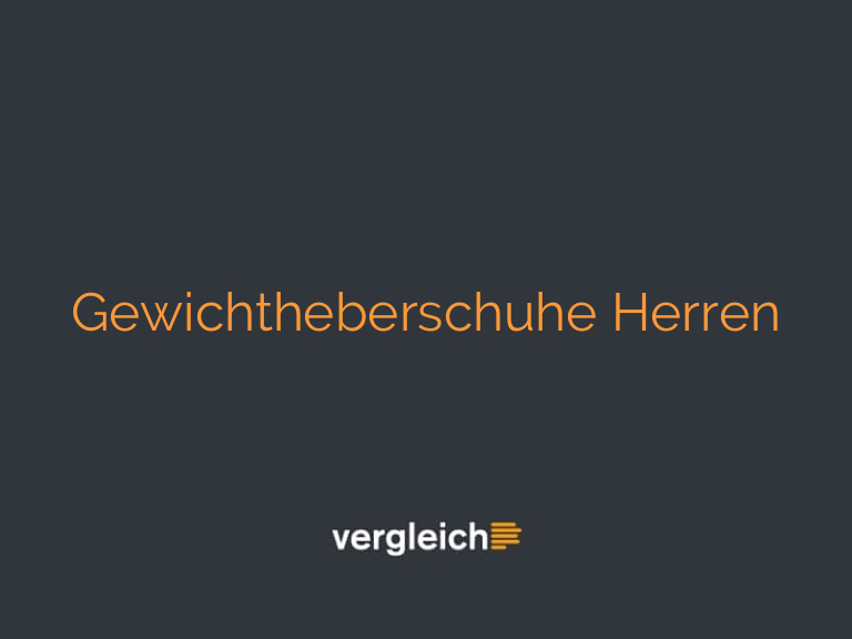 Gewichtheberschuhe Herren