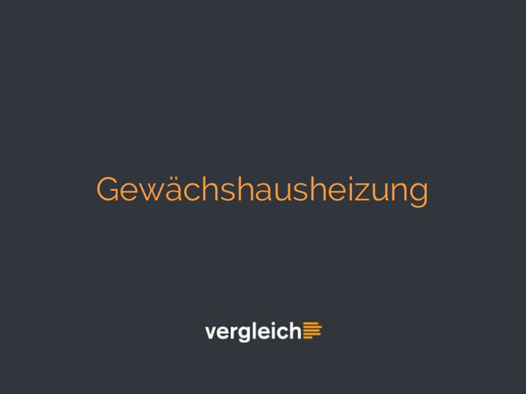 Gewächshausheizung