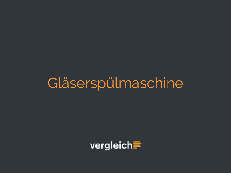 Gläserspülmaschine