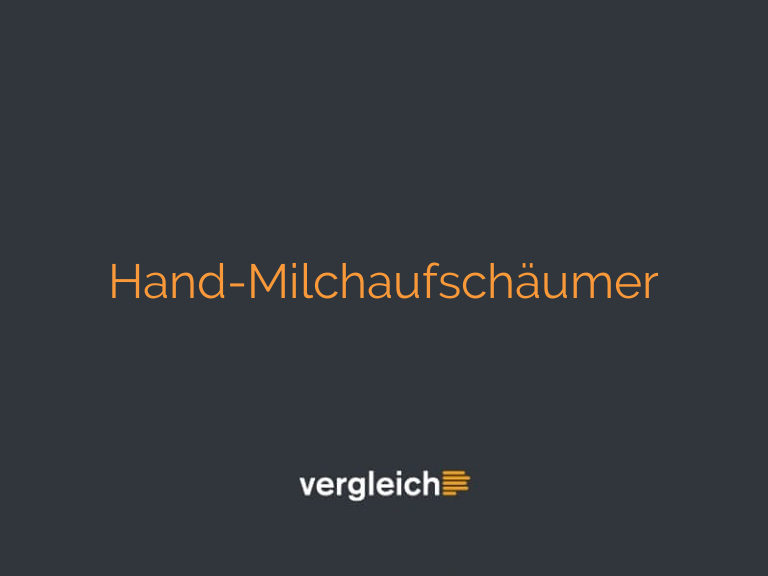 Hand-Milchaufschäumer