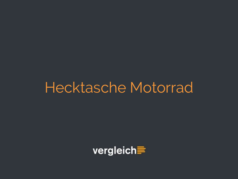 Hecktasche Motorrad