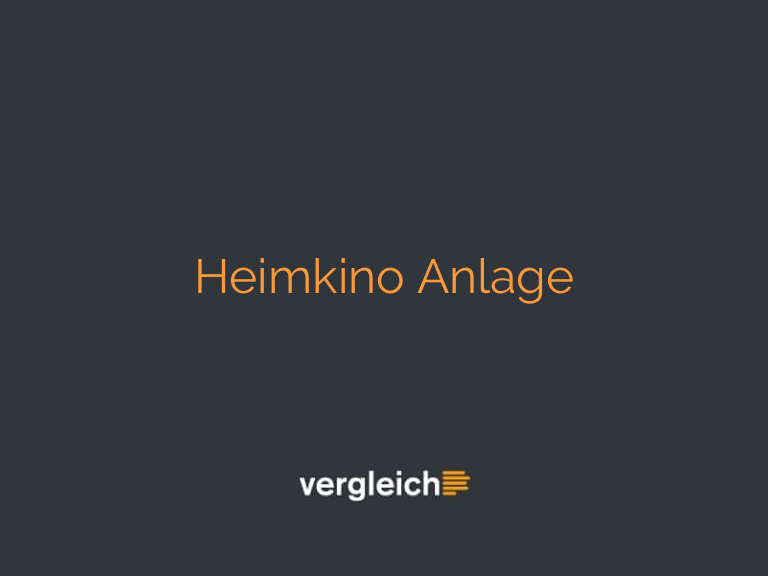 Heimkino Anlage