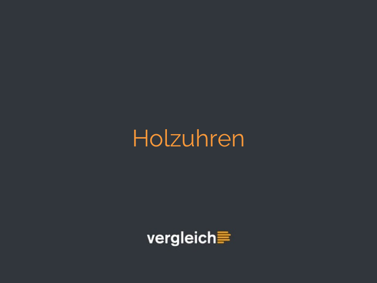 Holzuhren