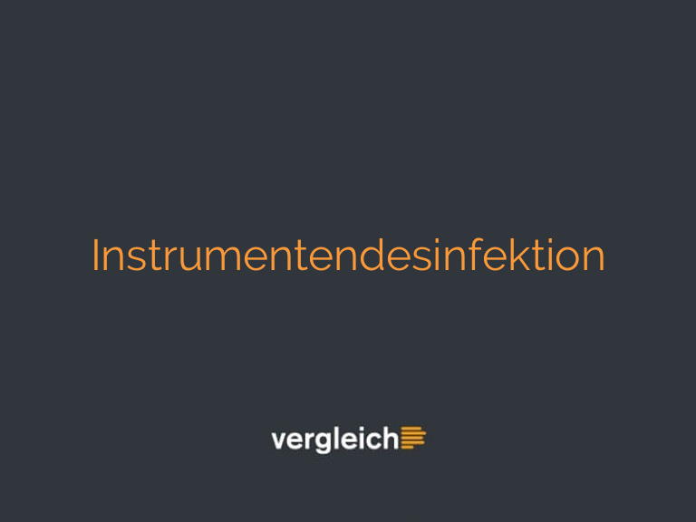 Instrumentendesinfektion