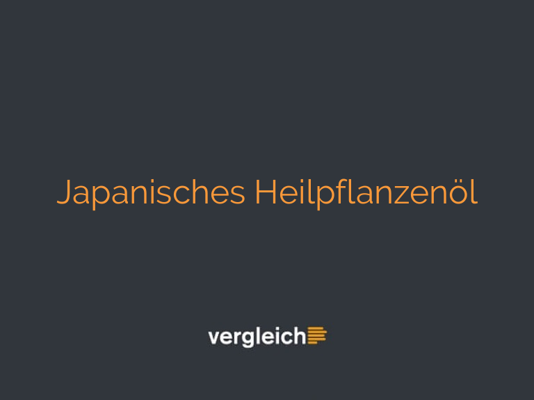 Japanisches Heilpflanzenöl