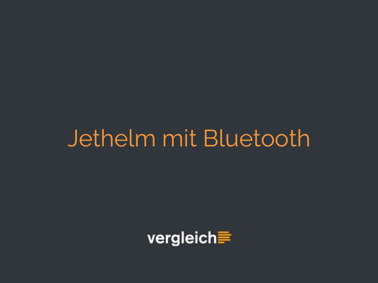 Jethelm mit Bluetooth