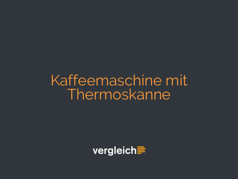 Kaffeemaschine mit Thermoskanne