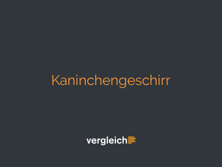Kaninchengeschirr