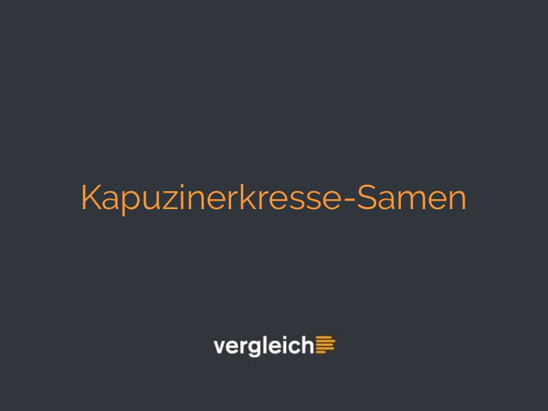 Kapuzinerkresse-Samen