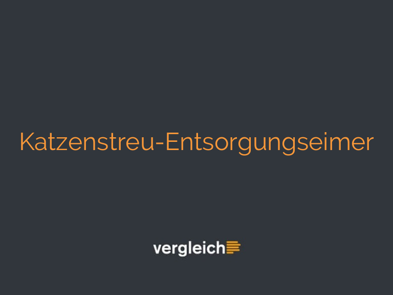 Katzenstreu-Entsorgungseimer