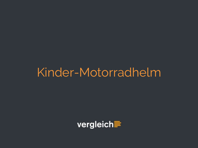Kinder-Motorradhelm