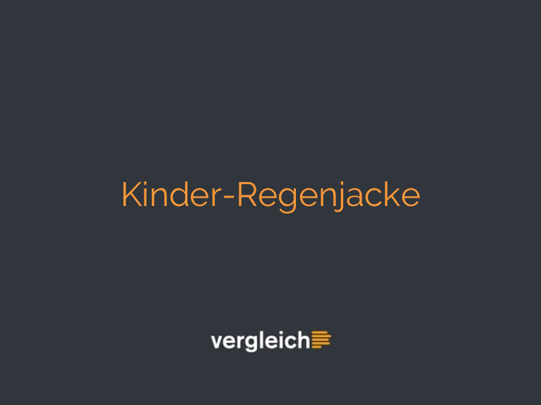 Kinder-Regenjacke