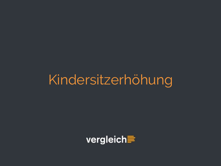 Kindersitzerhöhung