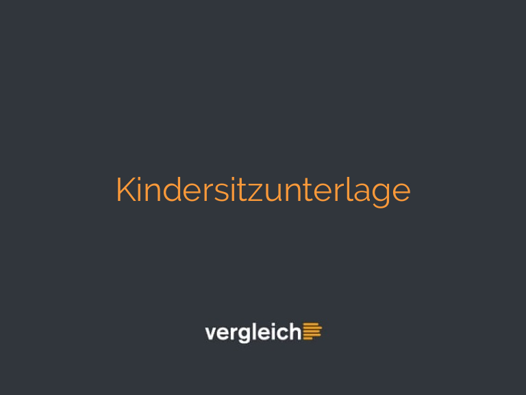 Kindersitzunterlage