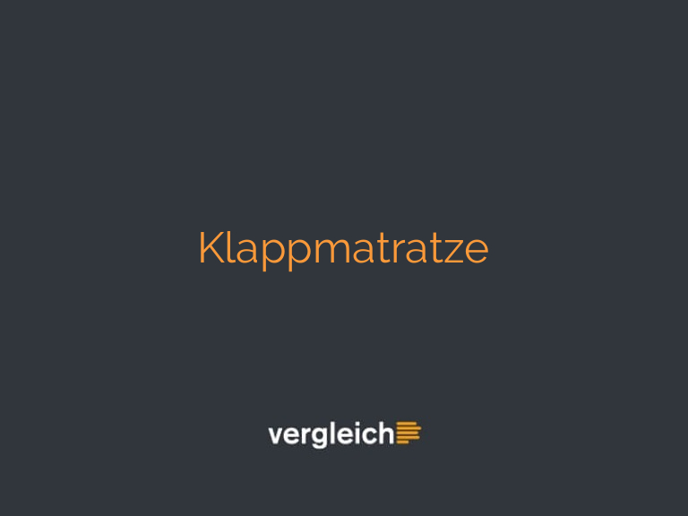 Klappmatratze