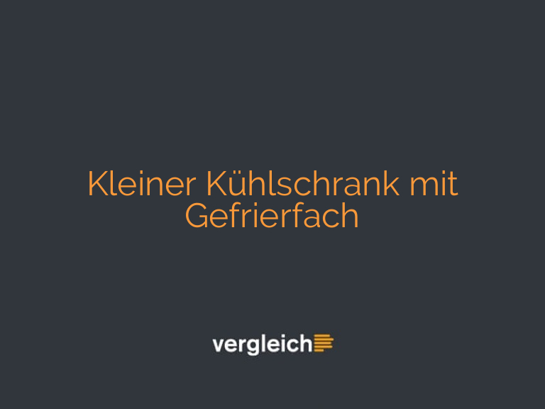 Kleiner Kühlschrank mit Gefrierfach