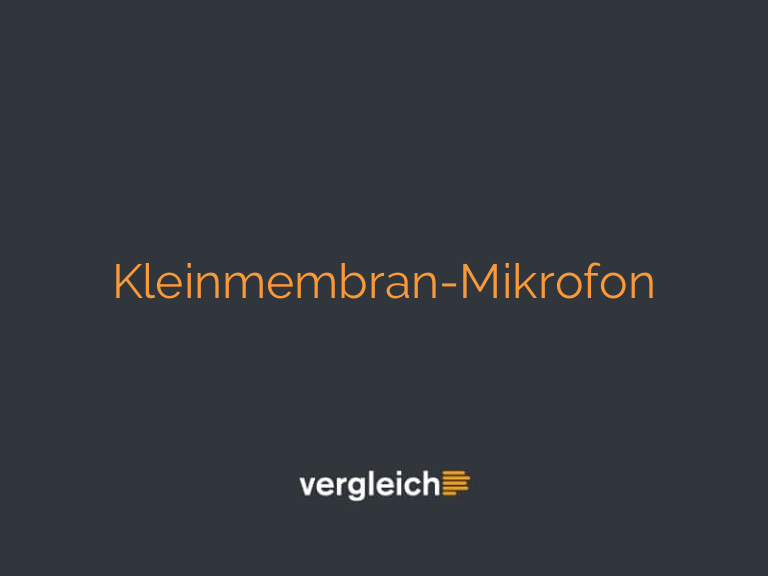 Kleinmembran-Mikrofon