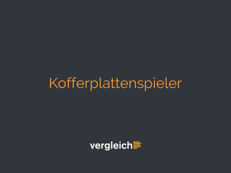 Kofferplattenspieler