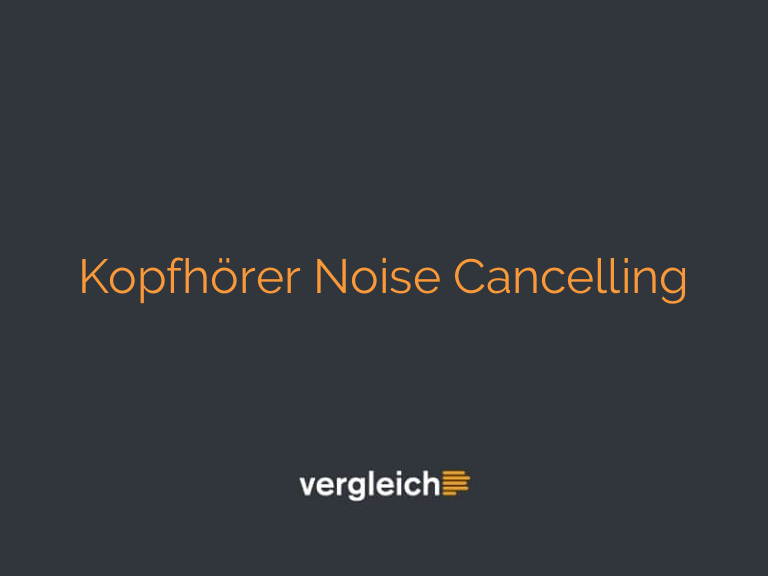 Kopfhörer Noise Cancelling
