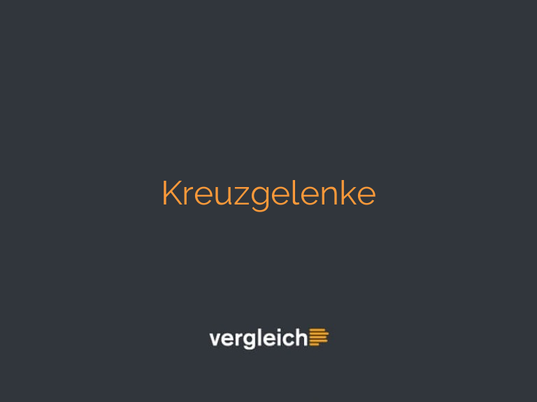 Kreuzgelenke
