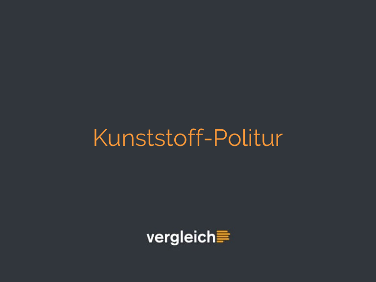 Kunststoff-Politur