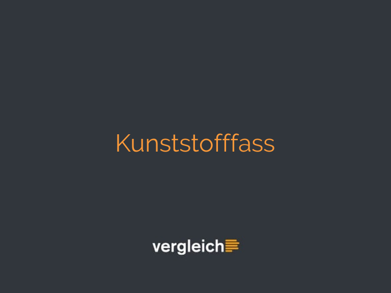 Kunststofffass
