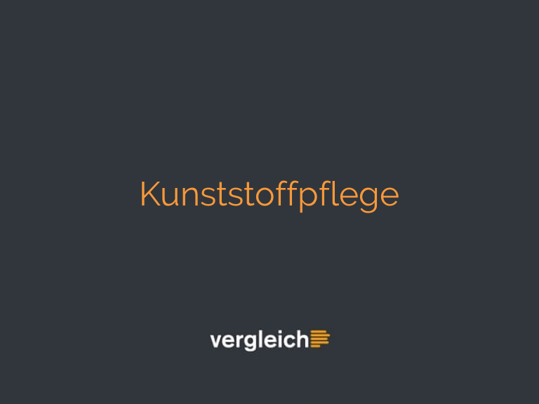 Kunststoffpflege