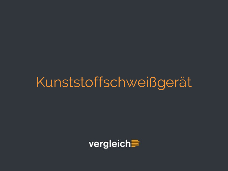 Kunststoffschweißgerät