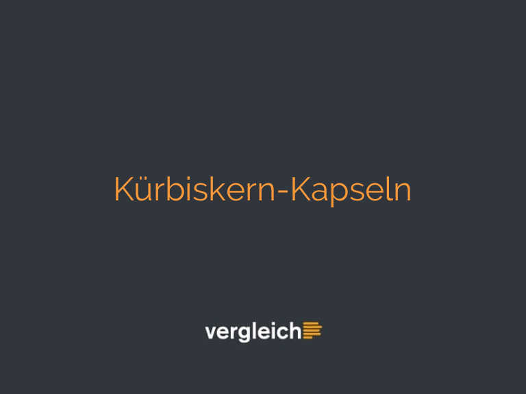 Kürbiskern-Kapseln
