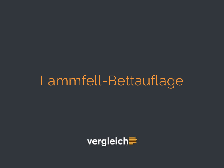 Lammfell-Bettauflage
