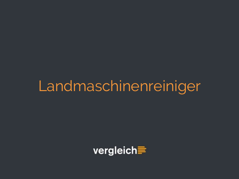 Landmaschinenreiniger