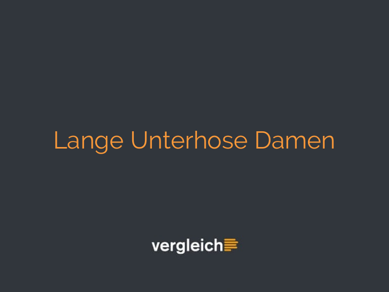 Lange Unterhose Damen