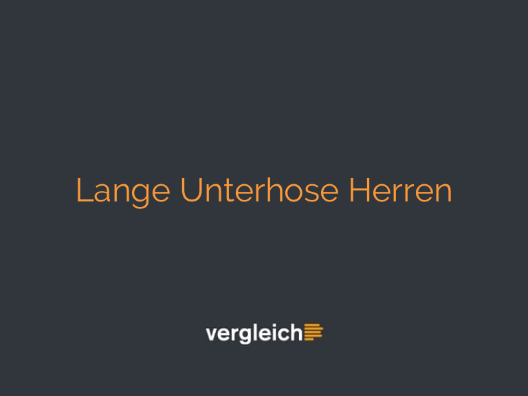 Lange Unterhose Herren
