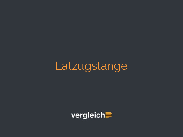 Latzugstange