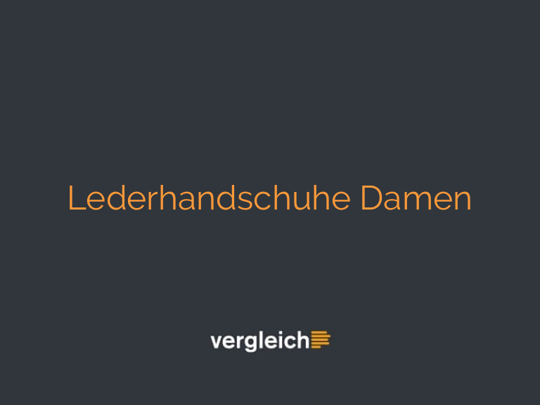 Lederhandschuhe Damen