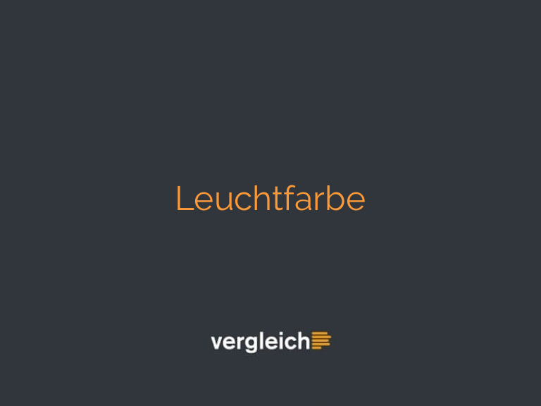 Leuchtfarbe
