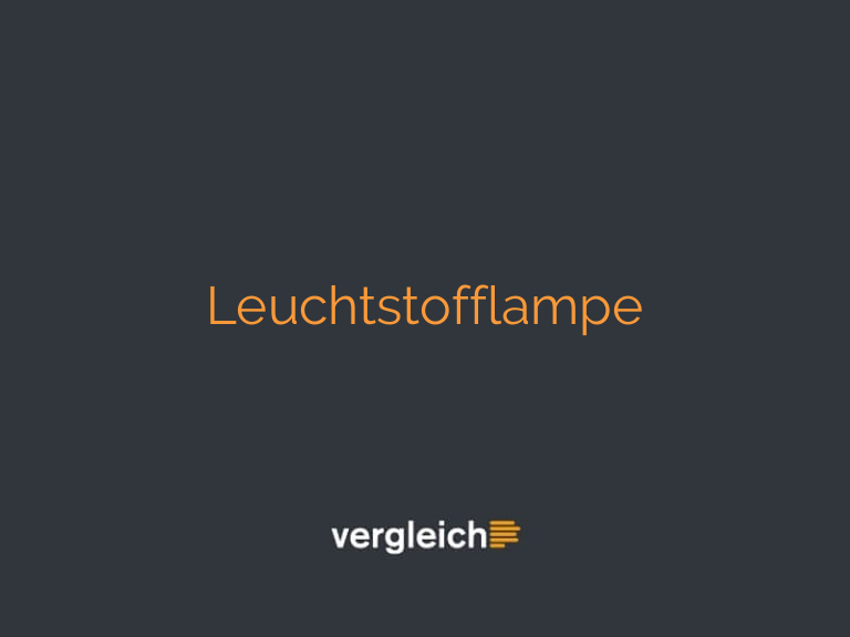 Leuchtstofflampe