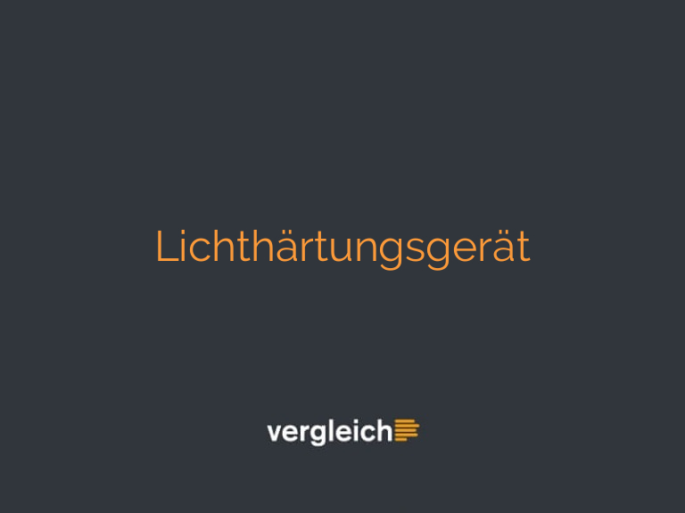 Lichthärtungsgerät