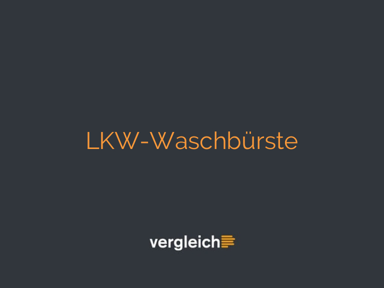 LKW-Waschbürste