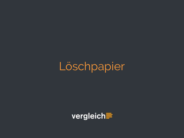Löschpapier