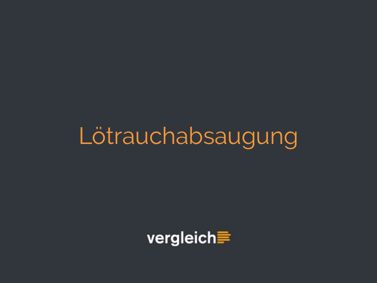 Lötrauchabsaugung