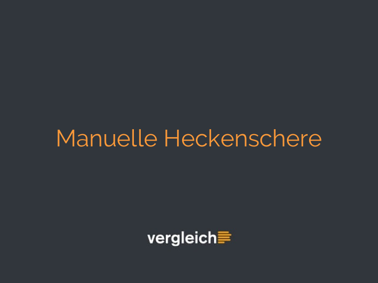Manuelle Heckenschere