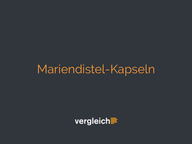 Mariendistel-Kapseln