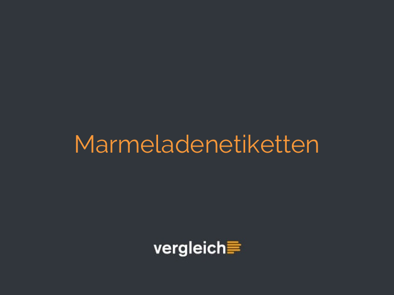 Marmeladenetiketten