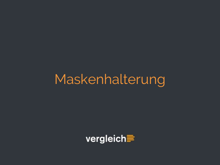 Maskenhalterung