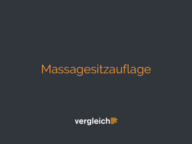 Massagesitzauflage