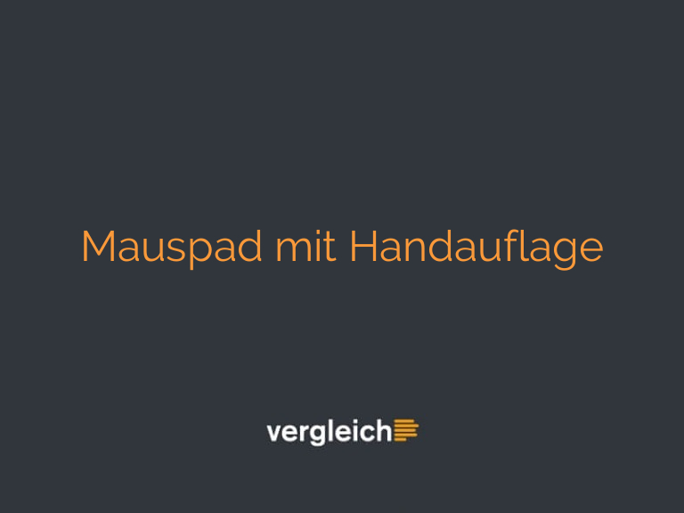Mauspad mit Handauflage