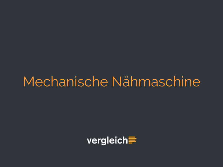 Mechanische Nähmaschine