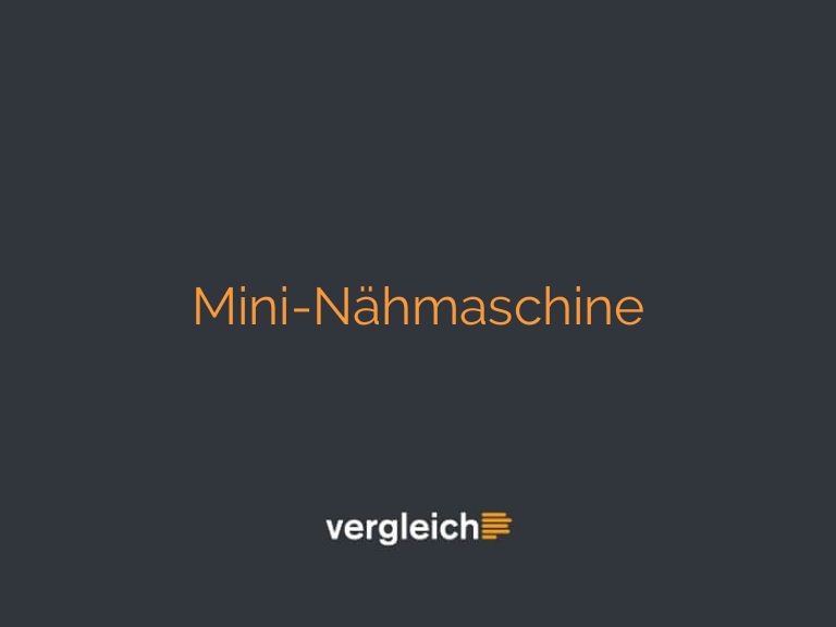 Mini-Nähmaschine