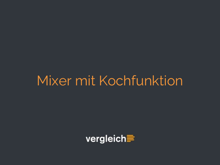 Mixer mit Kochfunktion